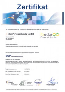 SCP-Zertifikat